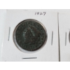 Image 2 : Two U.S. Large Cent Coins: 1827 & Unknown Year 