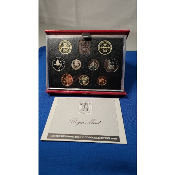 1989 United Kingdom Proof Coin Collection From The Royal Mint