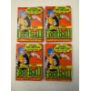 Image 1 : 4 - Unopened 1990 Topps Wax Packs of Football Cards - 15 Cards Per Pack - Mint Condition