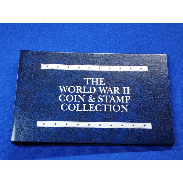 The WWII Coin & Stamp Collection Binder: Including 1 Page w/ (5) 1941 Coins