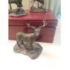 Image 3 : Lot Of Small Cast Iron Animal Figures & Storage Case As Shown