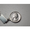 Image 2 : 1937 90% Silver Washington Quarter on Sterling Silver Keychain - TW: 12.0g