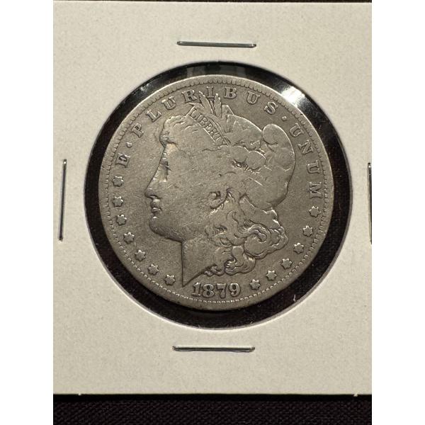 1879-S United States Morgan Silver Dollar - Harder Date To Find - Excellent Coin