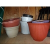 Image 1 : Group Of Planters As Shown & Plant Stand