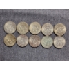 Image 4 : 10 Assorted 40% Silver Kennedy Half Dollars - $5 Face Value 