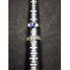 Image 13 : Gorgeous Sterling Silver Rings Ft. Blue & White Sapphire & More - Total Weight: 13.2 Grams