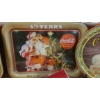 Image 4 : Coca Cola "COKE" - 6 Pc Tray Lot & Vending Machine Wave Decal (NOS) - See Pics