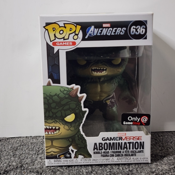 Marvel Gamer Verse Abomination Funko Pop #636 GameStop Exclusive in Original Box