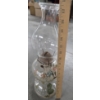 Image 2 : Vintage Collectables Including Beautiful Hand Painted Glass Oil Lamp, Cast Iron Hanger Bracket, Glas