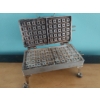 Image 3 : Vintage 1950s Stainless Steel Electric Waffle Iron - See Pics