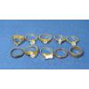 Image 1 : Assorted Gold COLORED Fashion Rings - See Photos For Sizing