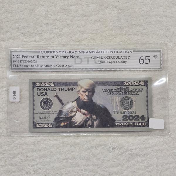 2024 Donald Trump USA "Federal Return to Victory" Novelty Note