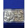 Image 3 : RARE - "Hunting Hitler" 2 Ounce .999 Fine Silver Bar #43/75