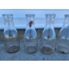 Image 4 : Lot of 7 Vintage Glass Milk Bottles