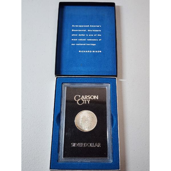 1884-CC Carson City 90% Silver Morgan Dollar in GSA Holder