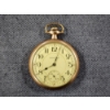 Image 1 : Nice Gold Filled Hampden Fahys Montauk Pocket Watch Weighing 84 Grams