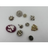 Image 2 : 10 Beautiful Pins/ Broches - horse - floral - pink