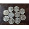Image 1 : 1957-D Brilliant Uncirculated Franklin Half Dollars - $5.00 Face Value