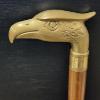 Image 8 : Very Nice Vintage Style Walking Cane Featuring Brass Eagle Head Handle ~ Measures About 34 Inches 