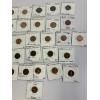 Image 4 : Assorted Wheat & Some Copper Pennies in Basket - In labeled Cards - Various Years - Some Die Cracks 
