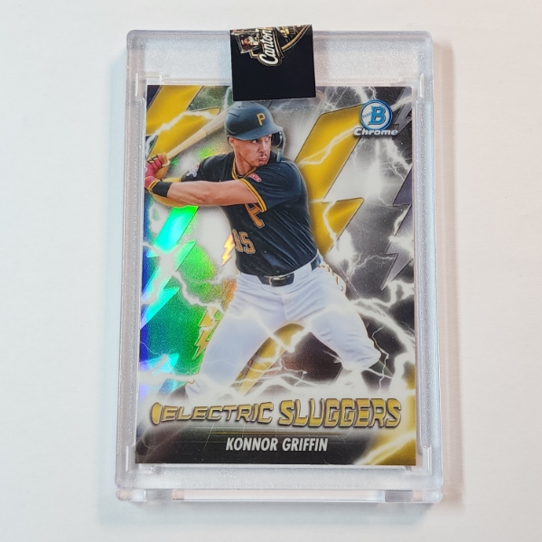 2026 Bowman Chrome Electric Sluggers #ES-17 Konnor Griffin Baseball Card 
