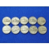 Image 4 : x10 Assorted Years Jefferson Wartime Nickels FV: $0.50