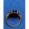Image 5 : Vintage 10K Marquise-Cut Black Onyx And Diamond Ring - Size 6 - Weight: 3.1g