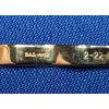 Image 4 : 14K Gold Engraved Tie Clip - Weight: 4.9g
