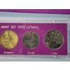 Image 6 : 1972 Coins of Israel Official Mint Set - 6 Uncirculated Coins 