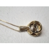 Image 6 : 14K Gold "Unstoppable Love/Dancing Diamond" 18" Necklace - Diamond Center & Diamond Accents TW: 4.2g