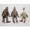 Image 1 : 3 Vintage Wooden Clown Dolls 