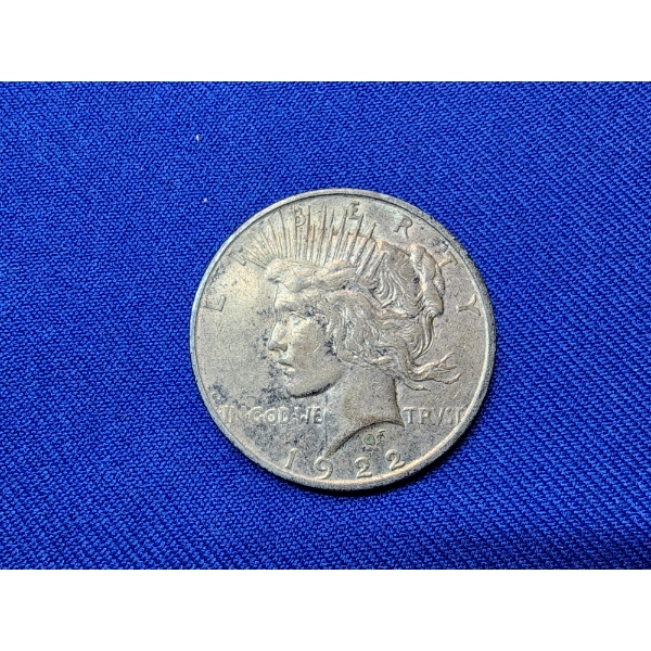 1922 Silver Peace Dollar