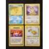 Image 1 : Four Vintage 2000 Base Set 2 Pokemon Trading Cards Ft. Meowth, Staryu & More!