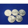 Image 3 : Lot of (5) 1/10th troy oz Walking Liberty Silver Rounds .999 Silver - 1/2 oz Silver Total!