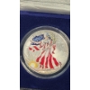 Image 2 : Colorized 1999 1 Troy Ounce .999 Fine Silver American Eagle