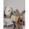 Image 2 : 2 Plush Rabbits - Brown One Is J.B. Bean