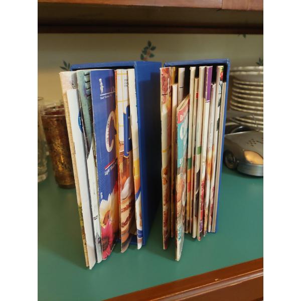 Sleeved Set Of Cookbooks As Shown