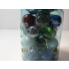 Image 6 : Vintage Mason Jar of Shooter Marbles Including Uranium