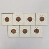 Image 4 : Seven Brilliant Uncirculated Old Lincoln Cents Dated 1961 To 1977