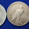 Image 4 : Two United States Silver Peace Dollars: 1923 & 1923-S - 90% Silver