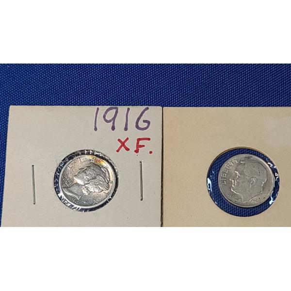 Silver 1916 Mercury Head Dime & 1948 Roosevelt Dime - Face Value: $0.20