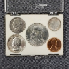 Image 1 : NICE United States 1960 Five Coin Set Featuring $0.85 in 90% Silver ~ A Great Set for Any Collector!