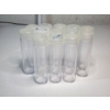 Image 1 : Lot of 13 Clear Plastic Coin Storage Tubes for Pennies