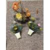 Image 5 : *Pick Up At Mantua Home-No Shipping Available* Faux Flower Decor & 3 Piece Wall Art Collection 