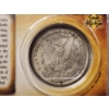 Image 4 : 1921 United Stated Morgan 90% Silver Dollar with Wagon Trains Information Display