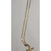 Image 8 : 14K Yellow Gold Detailed Cross Pendant On 14k Yellow Gold 20" Mariner Link Necklace - Weight: 4.6g