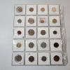 Image 8 : Binder Page Filled with Assorted World Coins: Costa Rica, Ecuador, Guatemala, Malaysia, & More! 