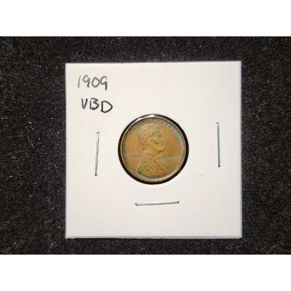 1909 VDB Wheat Penny 