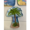 Image 2 : 8 Palm Tree Plates - Plastic - 2 in Palm Tree Shape
