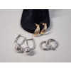 Image 2 : Lot of Assorted 14K Gold Jewelry: 3 Pairs of Earrings and Ring Size 5 TW: 6.2g